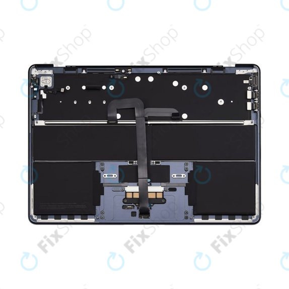 Cadre supérieur clavier pour MacBook Air 13", A3113 (2024), avec clavier US et batterie, Midnight, 661-40230, Genuine Apple