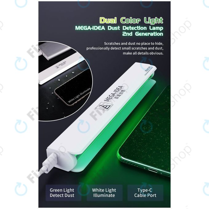 QianLi iSee Mini - Lampe compacte de détection de poussière