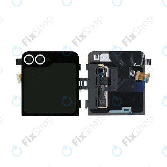 Samsung Galaxy Z Flip 6 F741B - Écran LCD + Écran tactile + Cadre (Externe) (White) - GH97-30012F Genuine Service Pack