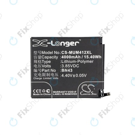 Xiaomi Redmi Note 4X - Batterie BN43 4000mAh HQ