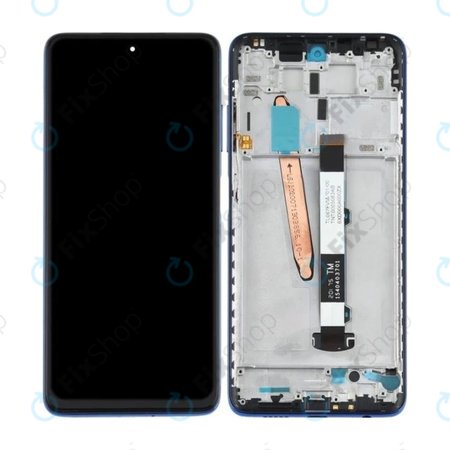 Xiaomi Poco X3 NFC M2107J20CG - Écran LCD + Écran Tactile + Cadre (Bleu Cobalt) TFT
