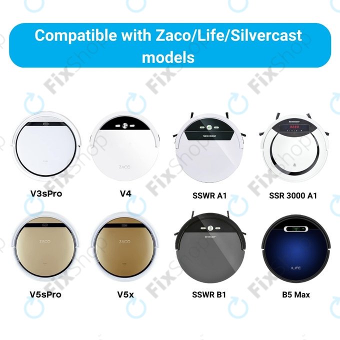 Zaco V3, V40, V5s Pro, V5x, Silvercrest SSWR A1, SSWR B1, SSR 3000 A1 - Batterie 18650B4-4S1P-AGX-2 Li-Ion 14.4V 2600mAh HQ