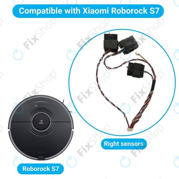 Xiaomi Roborock S7 - Capteurs de chute (à droite)