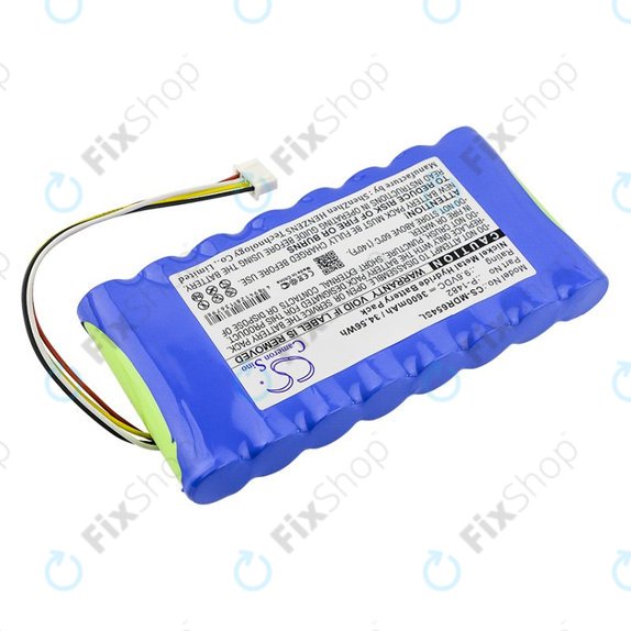 Batterie pour Chauvin Arnoux 6116, 8335, Scopix Mobiles Oscilloscope II, Megger CA 6543, 3600mAh, Ni-MH, 9.6V, P-1482, HQ