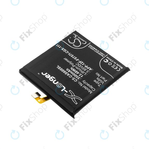 Batterie pour Caterpillar CAT S60, 3500mAh, Li-Pol, 3.85 V, APP-12F-F5757I-CGX-111, HQ