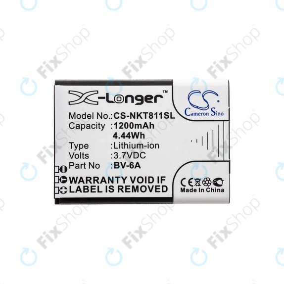 Nokia 8110 TA-1048 TA-1059 - Batterie BV-6A 1200mAh HQ