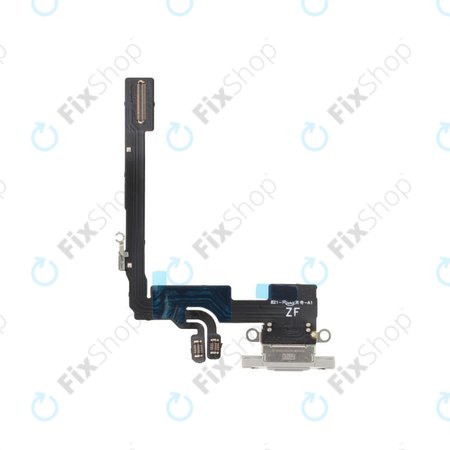 Apple iPhone 16 Pro - Connecteur de charge + Câble flexible (White Titanium)