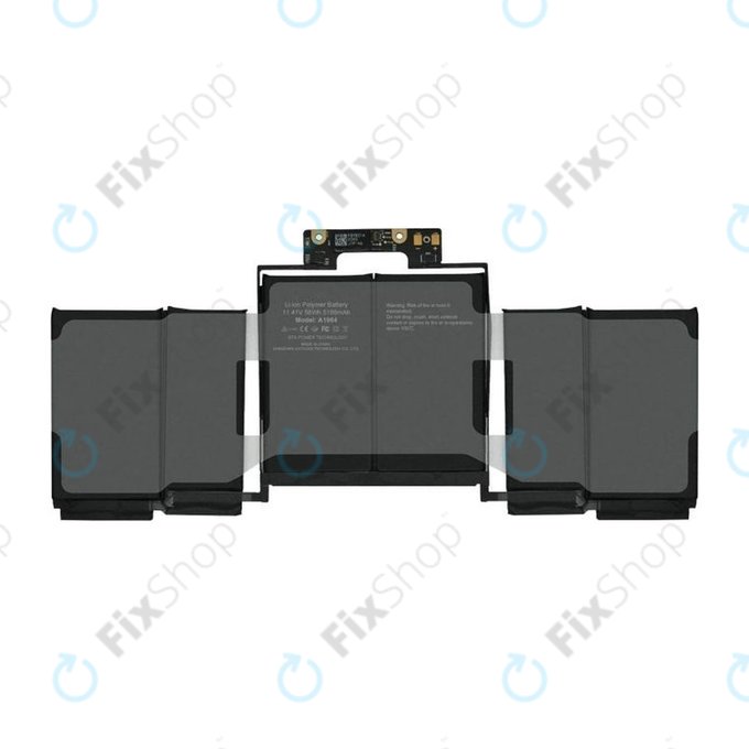 Apple MacBook Pro 13" A1989 (2018 - 2019), A2251 (2020) - Batterie A1964 5100mAh FixPremium