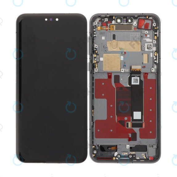 Honor Magic7 Pro - Écran LCD + Écran tactile + Cadre (Midnight Black) OLED