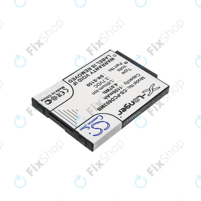 Batterie pour Philips SCD 603, 1100mAh, Li-ion, 3.7V, SN-S150, HQ