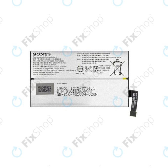 Sony Xperia 10 - Batterie SNYSQ68 2870mAh - 1315-7716 Genuine Service Pack