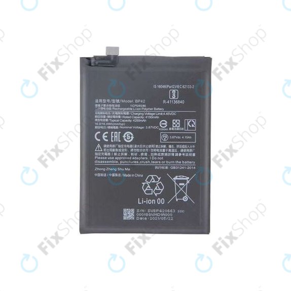 Xiaomi Mi 11 Lite 4G, Mi 11 Lite 5G, 11 Lite 5G NE - Batterie BP42 4250mAh
