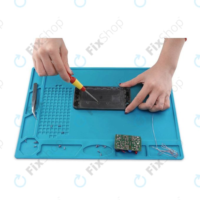 ESD Coussinet en silicone antistatique résistant à la chaleur - 32 x 23 cm