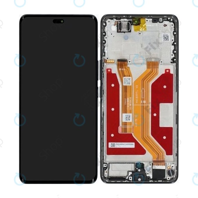 Honor Magic7 Lite - Écran LCD + Écran tactile + Cadre (Titanium Black) - 0235AMMM Genuine Service Pack