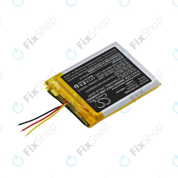 Batterie pour HyperX Cloud Flight, Cloud Alpha, 1500mAh, Li-Pol, 3.7V, PL644050, HQ