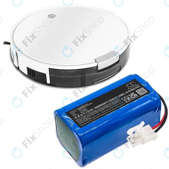 Batterie pour Ecovacs Deebot M82, Tesla RoboStar T50, T60, T80 Pro, 2600mAh, Li-Ion, 14.8V, BL7402A, HQ