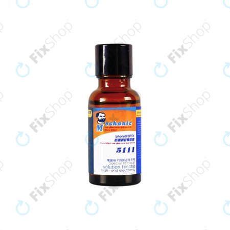 Mechanic 5111 - Dissolvant de colle pour vitre arrière (iPhone 8 - 14 Pro Max) - 20 ml