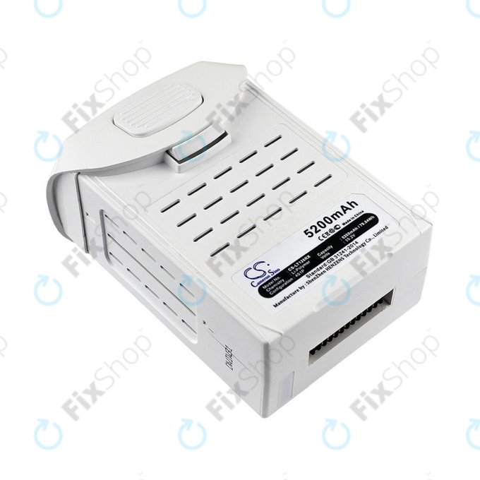 Batterie pour DJI Phantom 4, 5200mAh, Li-Pol, 15.2V, HQ