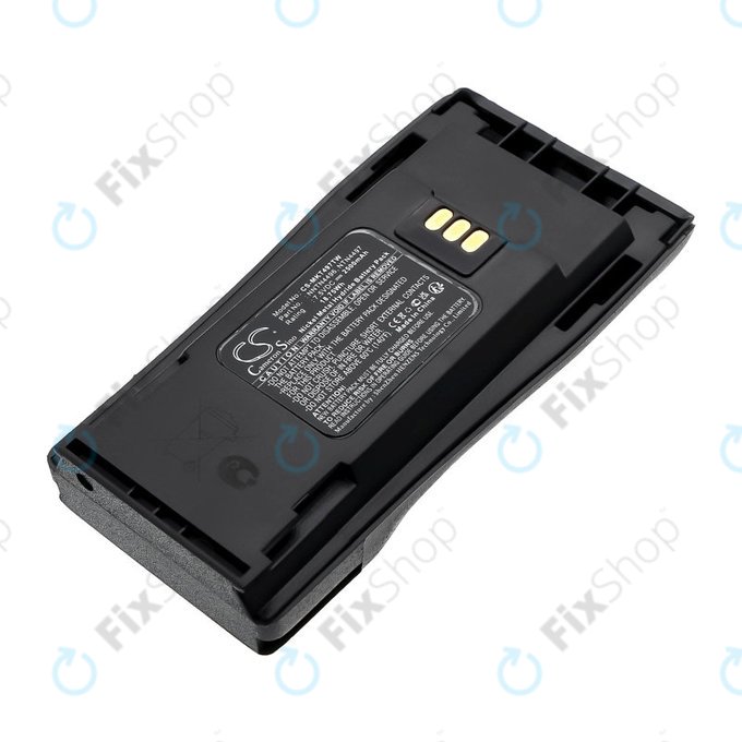 Batterie pour Motorola CP, EP, GP, PM-series, 2500mAh, Ni-MH, 7.5V, PMNN4081, HQ