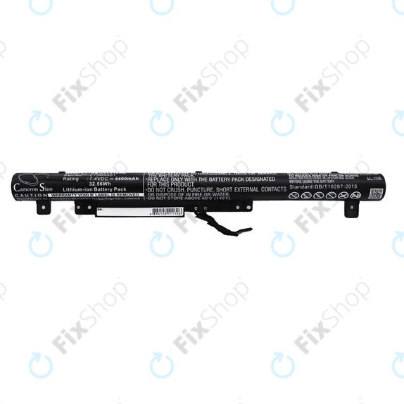 Batterie pour Lenovo Flex 2 14, 15, 4400mAh, Li-Ion, 7.4V, L13M4A61, HQ