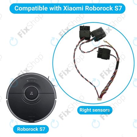 Xiaomi Roborock S7 - Capteurs de chute (à droite)