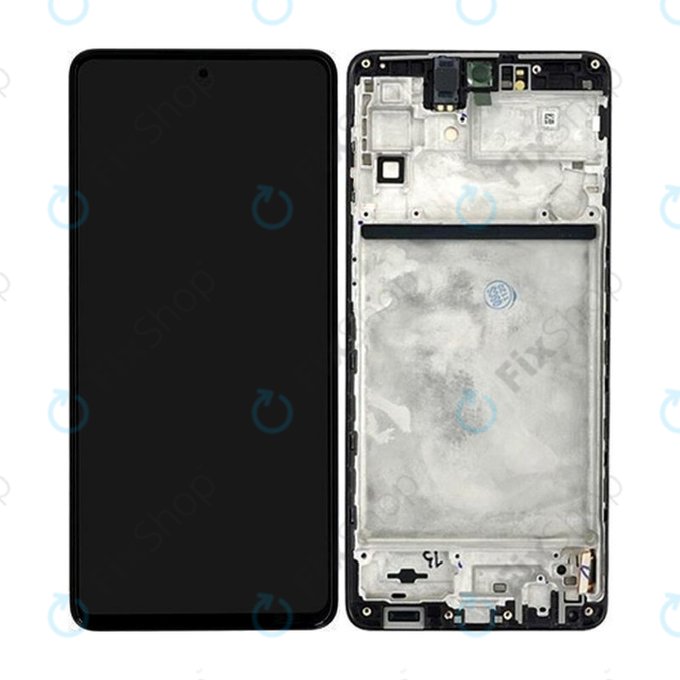 Samsung Galaxy M53 5G M536B - Écran LCD + Écran tactile + Cadre (Noir) TFT