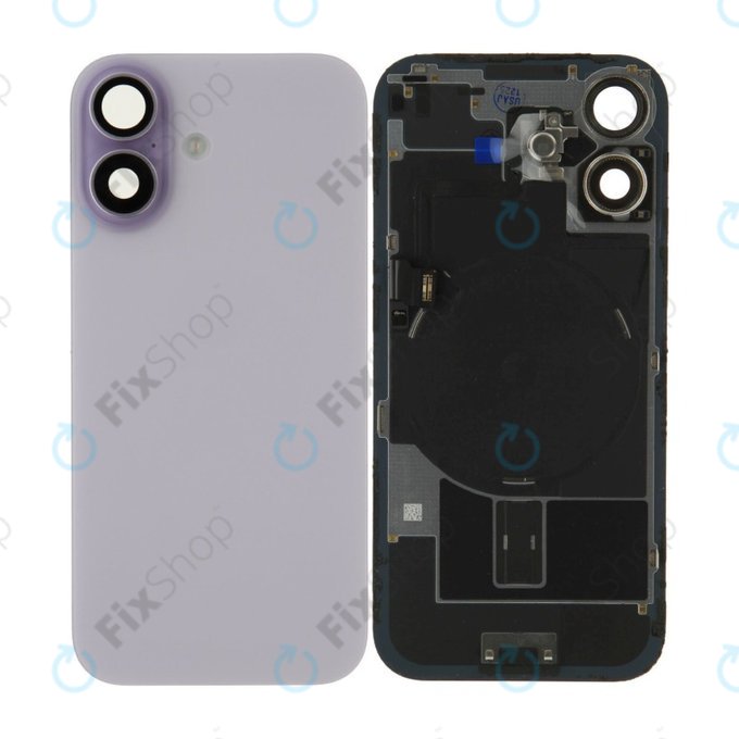 Verre de coque arrière pour iPhone 17, Lavender, Pulled A