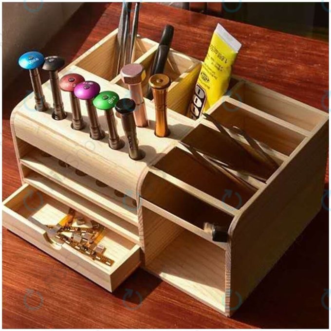 Tool Guide - Boîte de rangement en bois