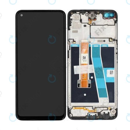 Oppo A52 - Écran LCD + Vitre Tactile + Cadre (Noir) - O-4904028 Genuine Service Pack
