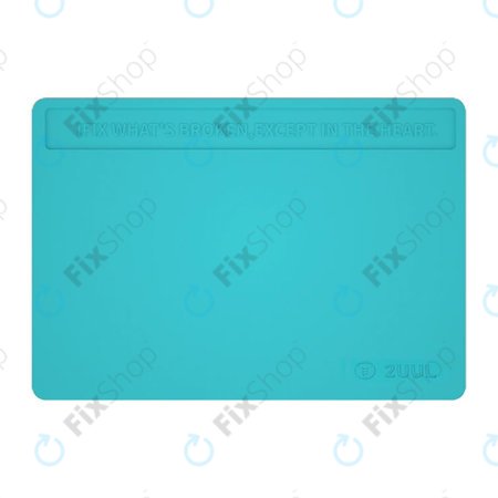 2UUL - Coussinet en silicone antistatique ESD résistant à la chaleur avec revêtement anti-poussière - 40 x 28 cm (bleu)