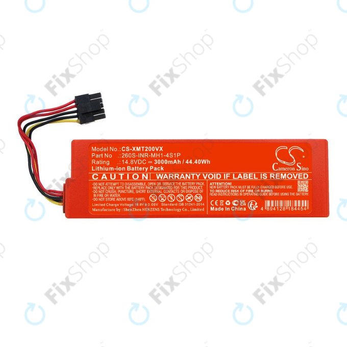 Xiaomi Mi Robot Vacuum Mop 2 (Mijia 2C), 2Pro - Batterie 260S-INR-MH1-4S1P Li-Ion 14.8V 3000mAh HQ