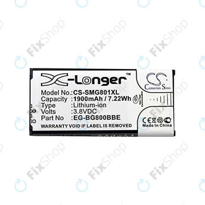 Samsung Galaxy S5 Mini G800F - Batterie EB-BG800BBE 1900mAh HQ