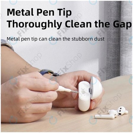 Stylo de nettoyage pour écouteurs sans fil, Blanc