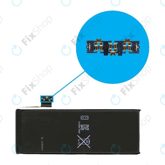 Apple iPhone 5C, 5S - Connecteur FPC de batterie