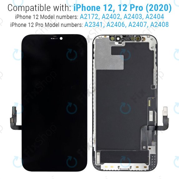 Apple iPhone 12, 12 Pro - Écran LCD + Écran Tactile + Cadre Refurbished PRO
