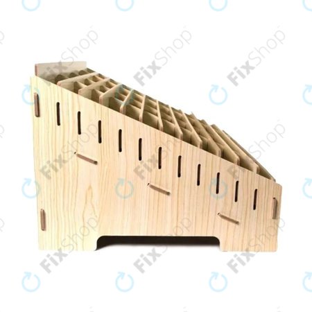 Boîte de rangement pour 48 téléphones portables pour atelier (en bois)