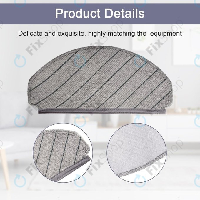 Chiffon de vadrouille, 2 pièces pour Ecovacs Deebot N20, N20 Plus, N20 Pro Plus