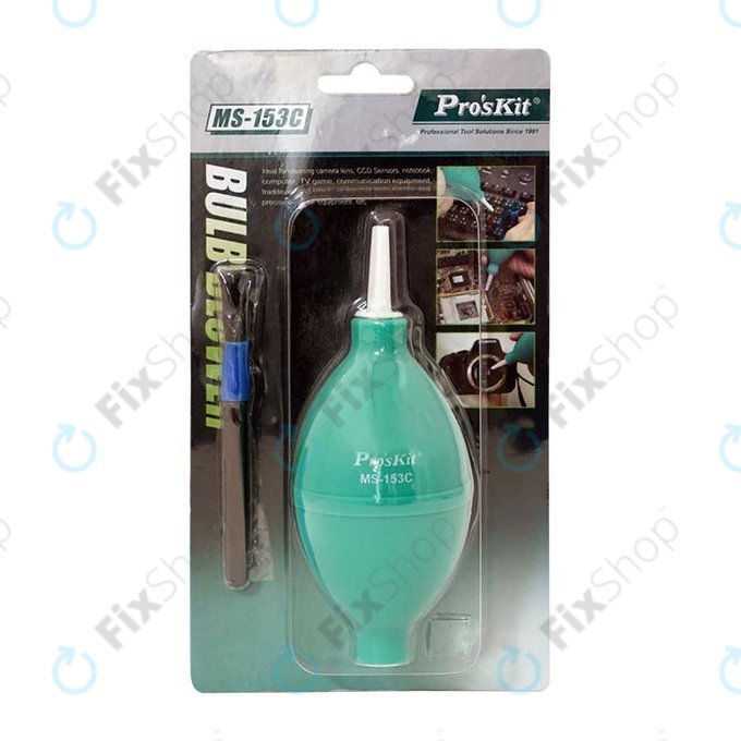 Pro'sKit MS-153C - Souffleur de poussière pour coller des lunettes et des films de protection