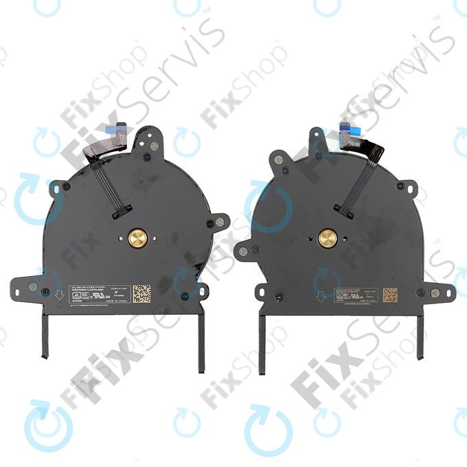 Apple MacBook Pro 13" A1706 (Fin 2016 - Mi 2017) - Ensemble ventilateur (Gauche + Droite)