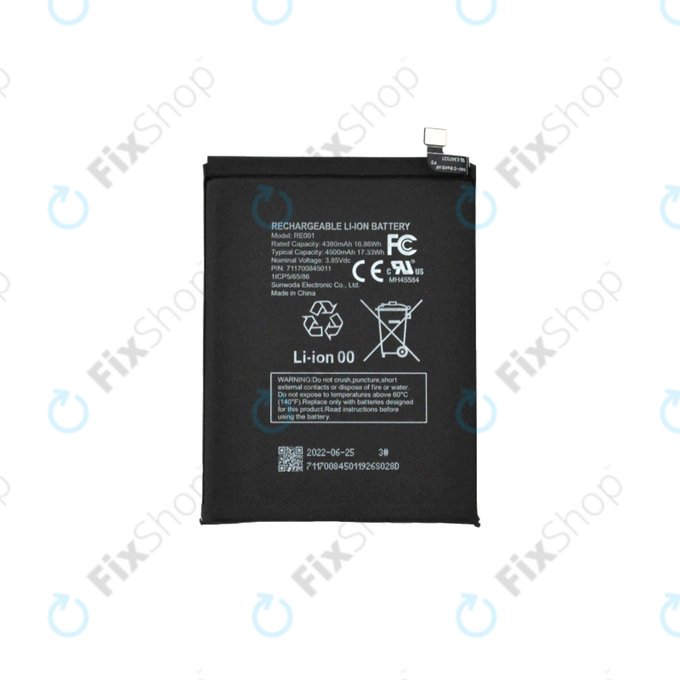 T-Mobile T-Phone 5G REVVL 6 - Batterie RE001 4380mAh
