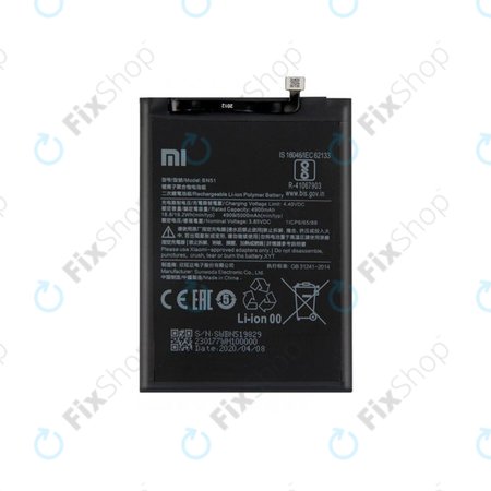 Xiaomi Redmi 8, 8A - Batterie BN51 5000mAh - 46BN51W02093 Genuine Service Pack