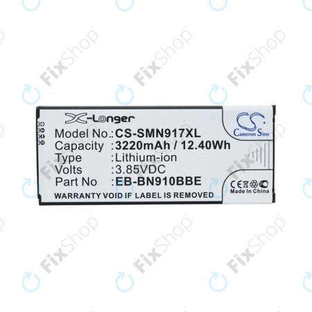Samsung Galaxy Note 4 N910F - Batterie EB-BN910BBK 3220mAh HQ