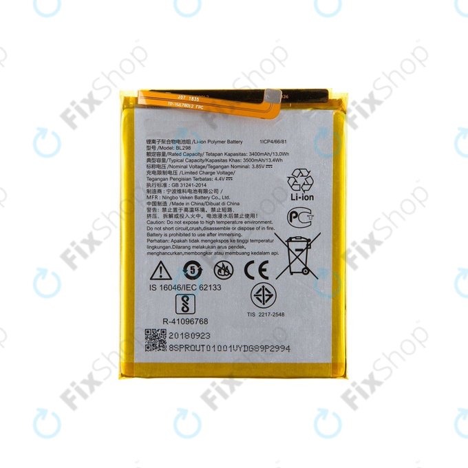 Lenovo S5 Pro - Batterie BL298 3500mAh