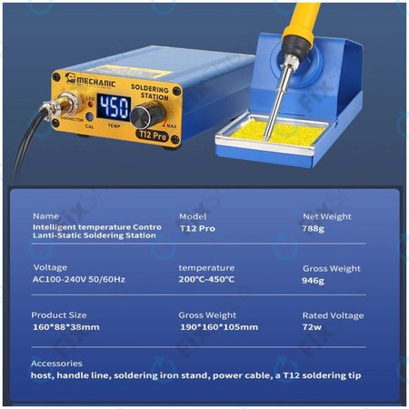 Mechanic T12 Pro - Station de Soudage Numérique