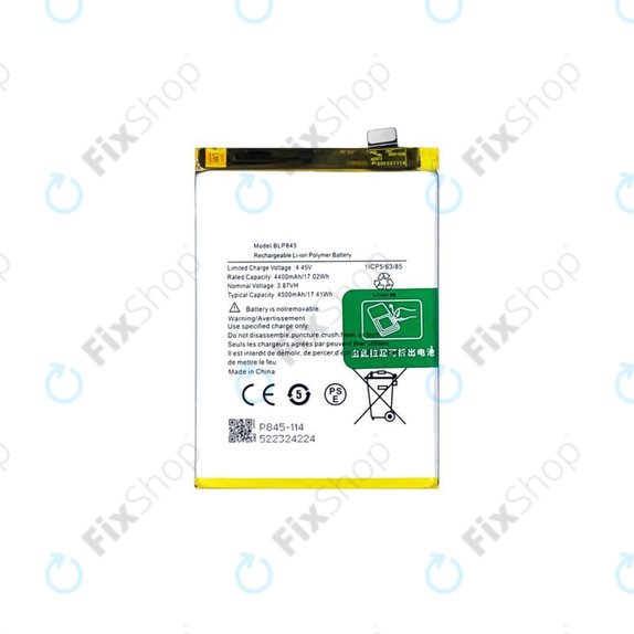 OnePlus Nord CE 5G - Batterie BLP845 4500mAh