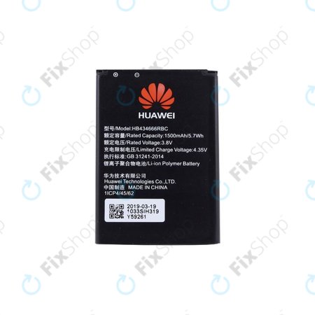 Huawei - Batterie HB434666RBC 1500mAh - 24021664, 24022361, 24022642, 5905514092747 Genuine Service Pack