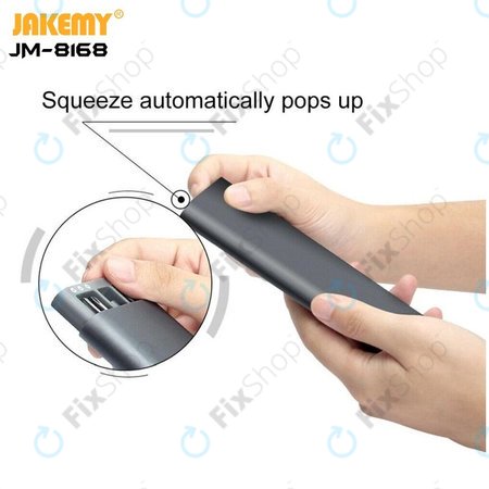Jakemy JM-8168 - Jeu de tournevis de précision magnétiques polyvalents 24 en 1