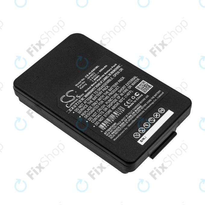 Batterie pour Autec LK Neo, 500mAh, Ni-MH, 3.6V, MHM03, R0BATT00E11A0, HQ