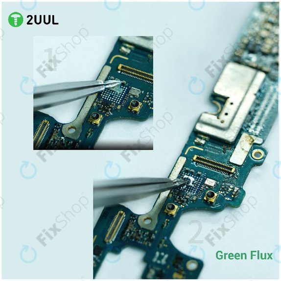 Flux de soudure, Vert, 2UUL SC18