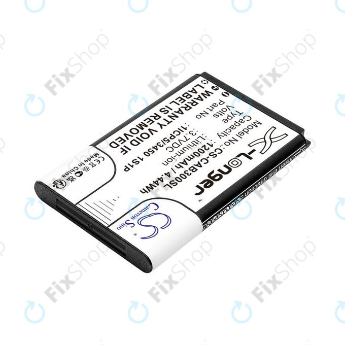 Batterie pour Cat B30, 1200mAh, Li-Ion, 3.7V, 1ICP5/3450 1S1P, HQ